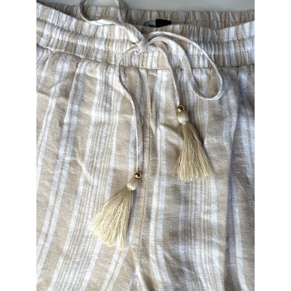 Ellen Tracy NWT Womens Striped Linen Pants Size S With Tags - Picture 7 of 13